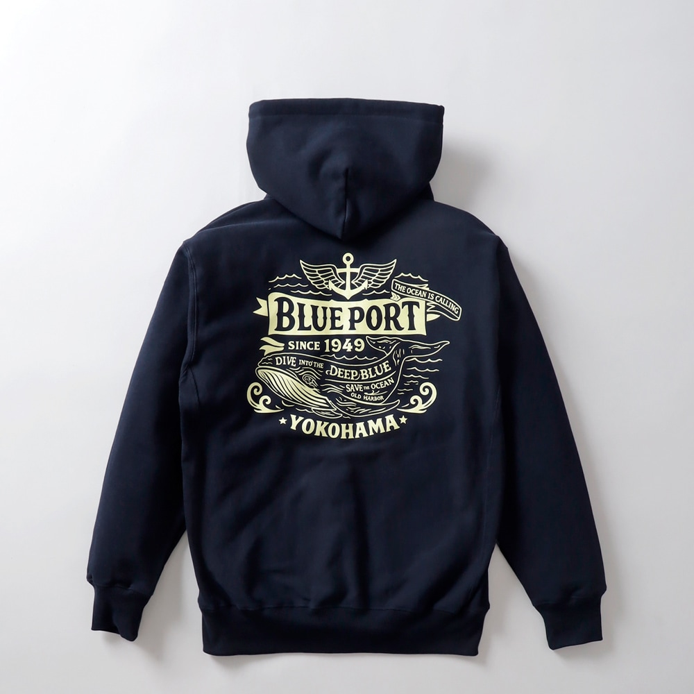 BLUEPORT（ブルーポート）オリジナルヘビーウェイトジップパーカー 