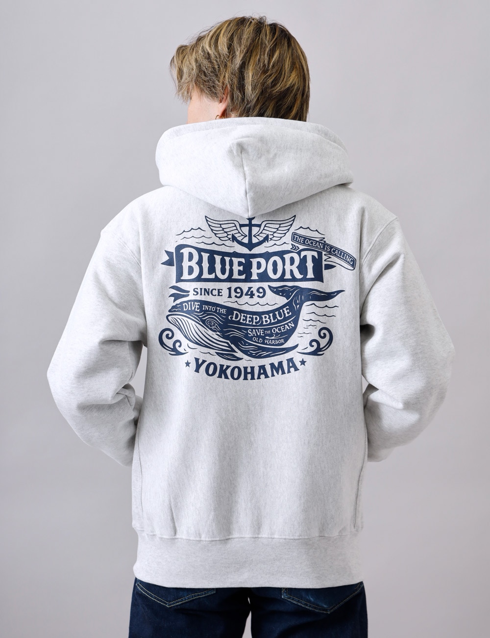 BLUEPORT（ブルーポート）オリジナルヘビーウェイトジップパーカー 