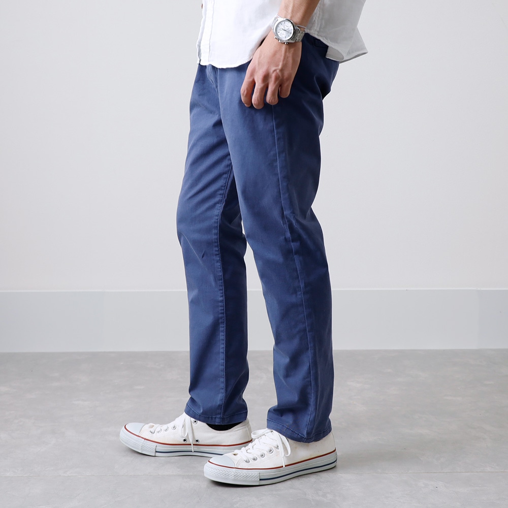  【BLUEPORT】RELAX TROUSER PANTS リラックストラウザーストレッチパンツ