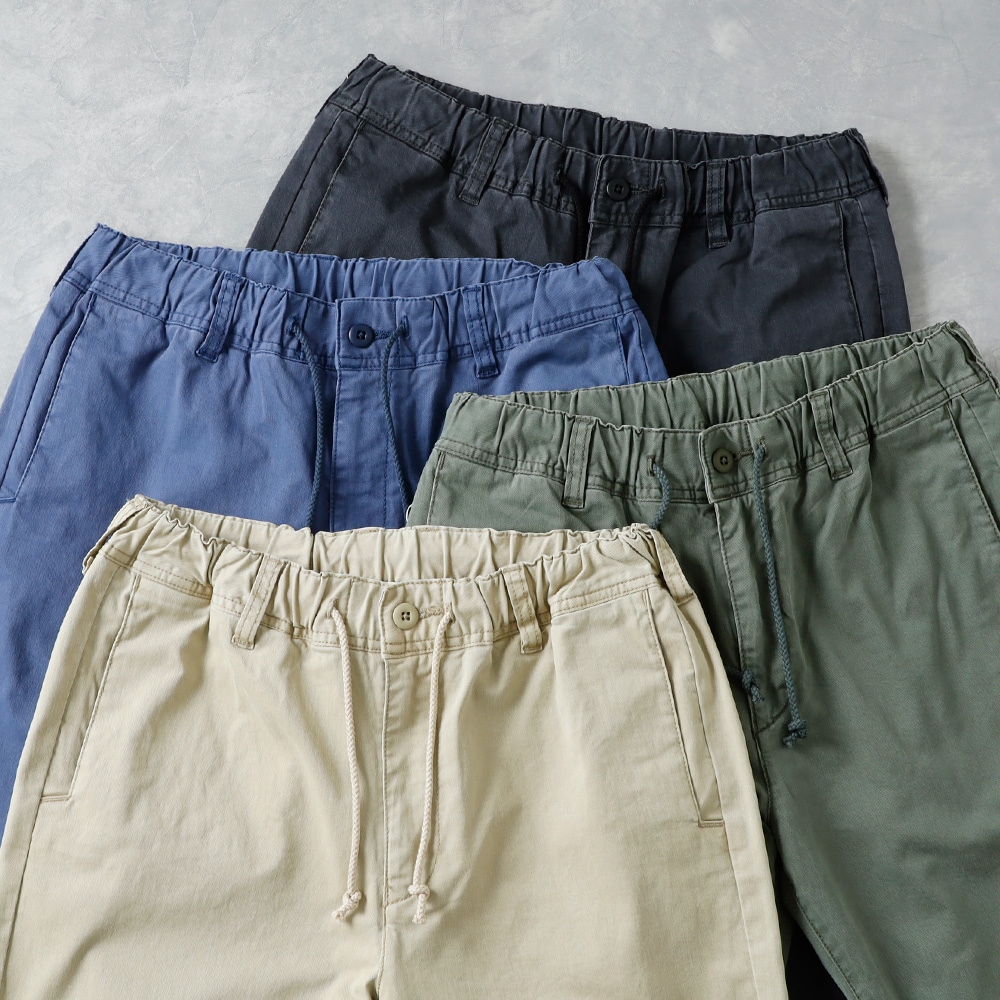  【BLUEPORT】RELAX TROUSER PANTS リラックストラウザーストレッチパンツ