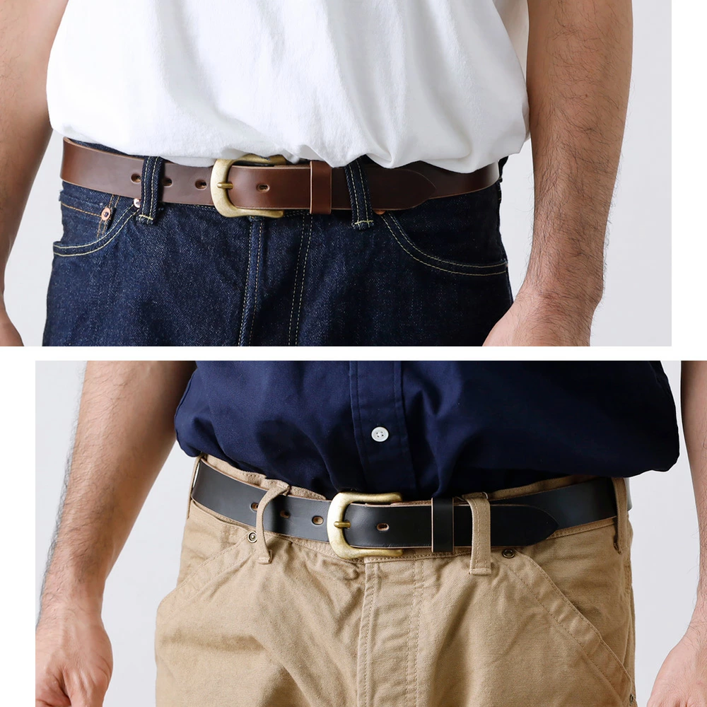 【HEATH】30mm CHROMEXCEL LEATHER NARROW BELT クロムエクセルレザー ナローベルト