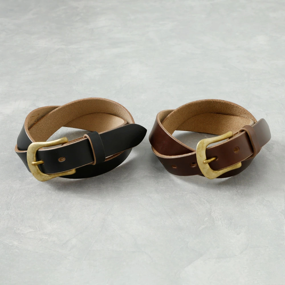 【HEATH】30mm CHROMEXCEL LEATHER NARROW BELT クロムエクセルレザー ナローベルト
