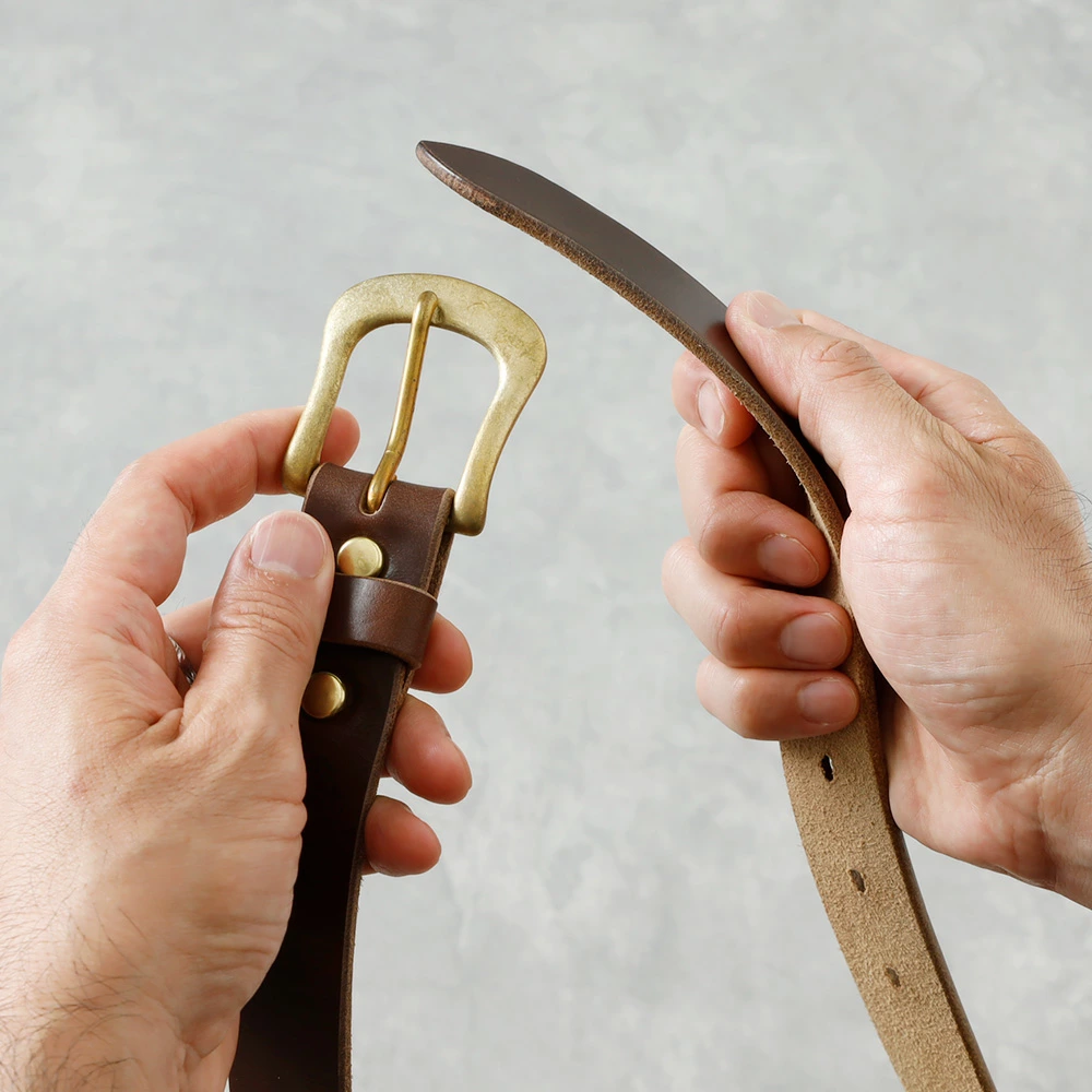 【HEATH】30mm CHROMEXCEL LEATHER NARROW BELT クロムエクセルレザー ナローベルト