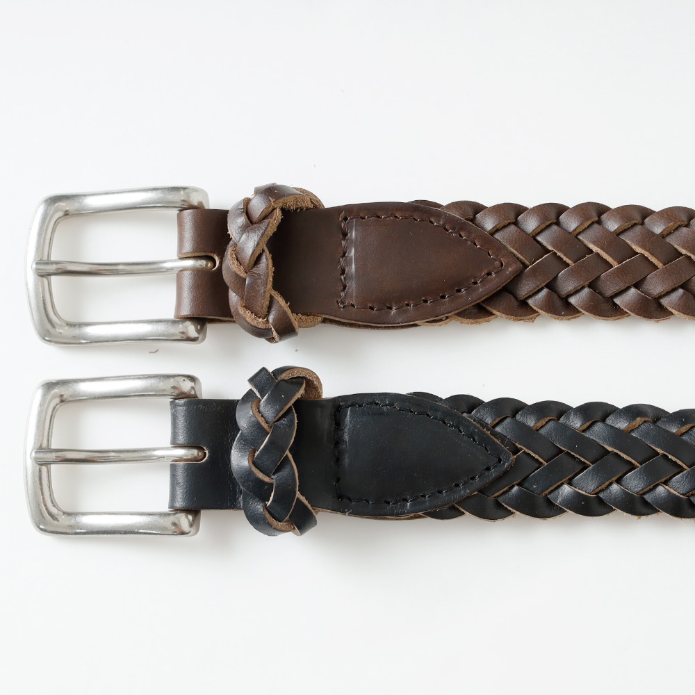 HEATH】25mm CHROMEXCEL LEATHER MESH BELT クロムエクセル