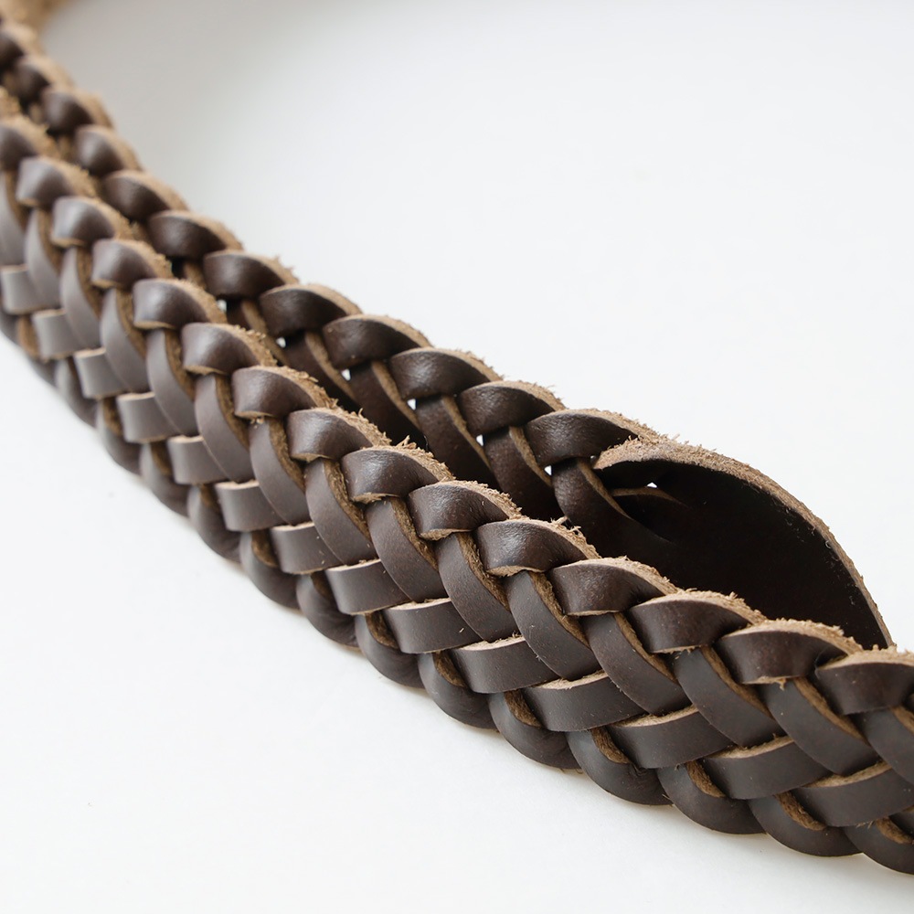 【HEATH】25mm CHROMEXCEL LEATHER MESH BELT クロムエクセルレザー メッシュベルト