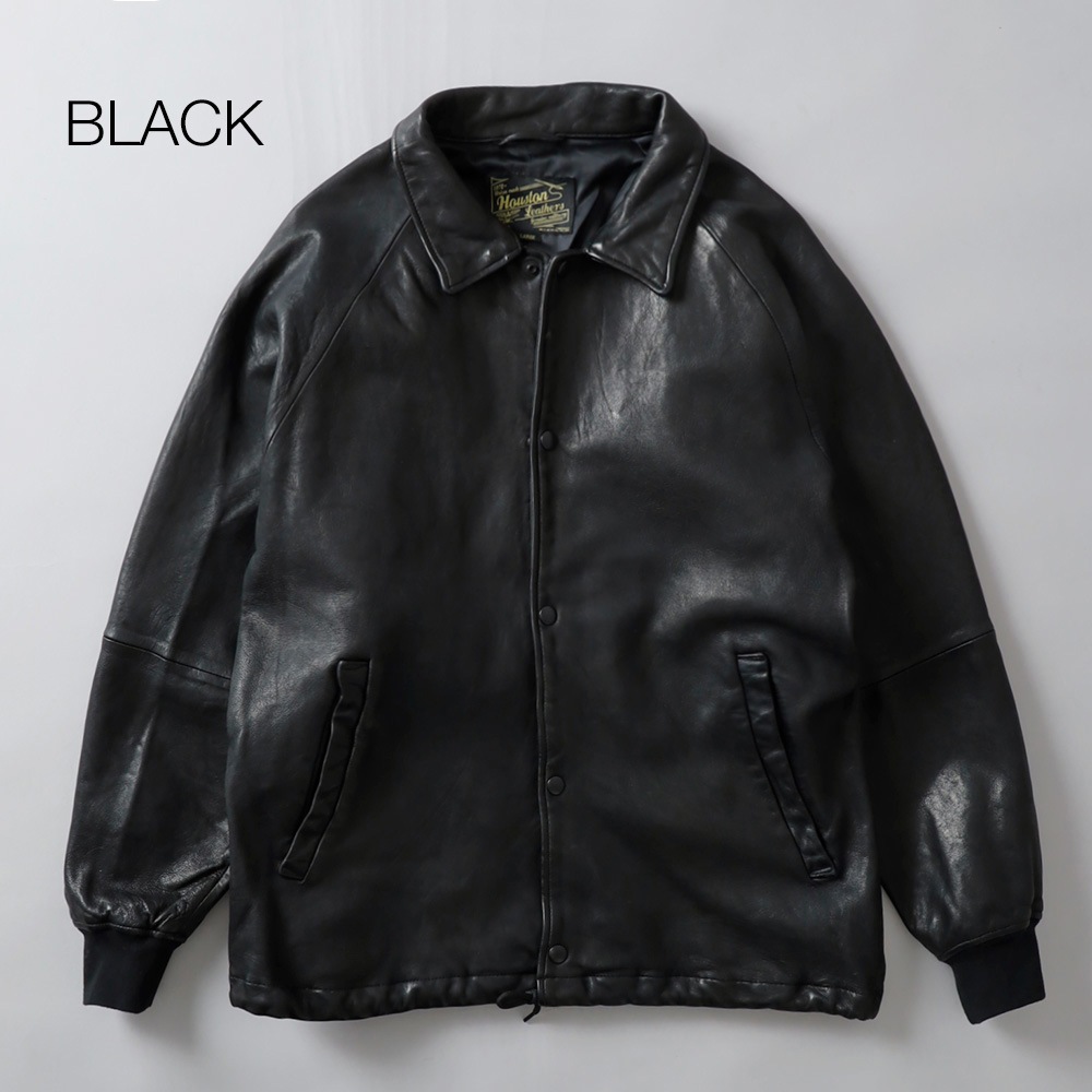HOUSTON（ヒューストン）シープレザー コーチジャケット｜アメカジ