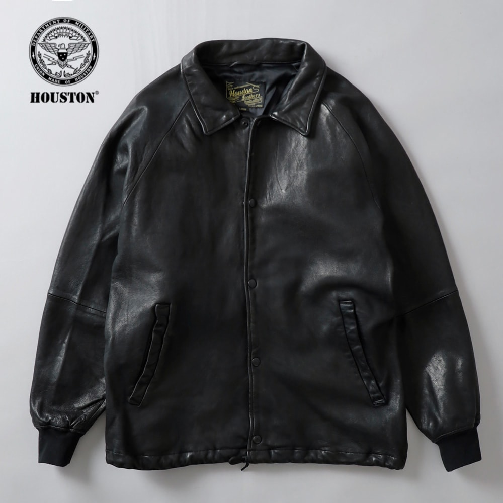 HOUSTON（ヒューストン）シープレザー コーチジャケット｜アメカジ