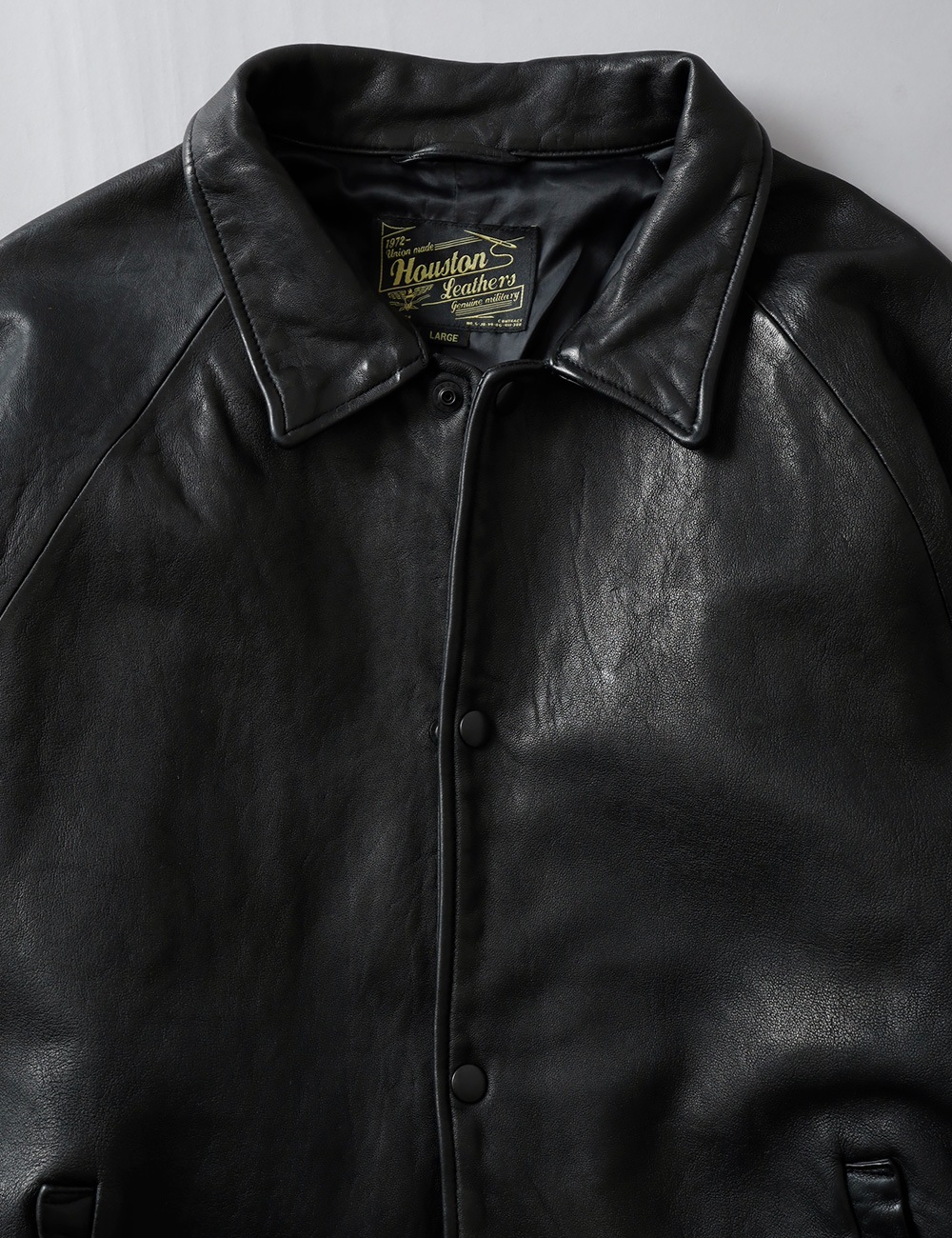HOUSTON（ヒューストン）シープレザー コーチジャケット｜アメカジ