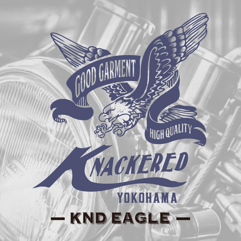 【KNACKERED】KND EAGLE HEAVY WEIGHT T-SHIRT