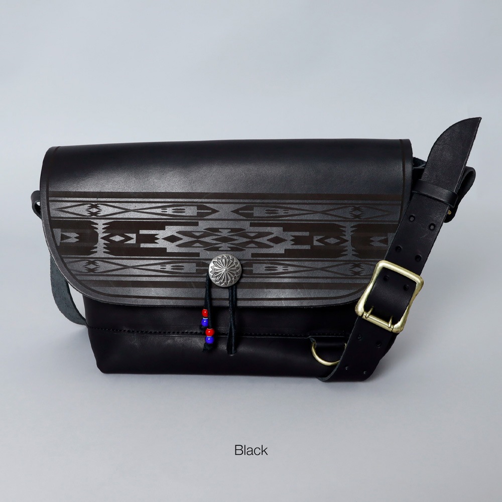 【BLUE PORT】Genuine Leather Shoulder Bag 本ヌメ革ショルダーバッグ