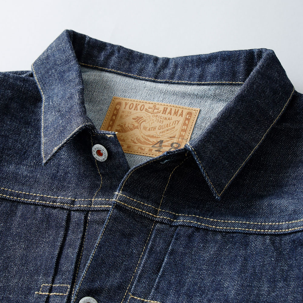 HEATHオリジナル 横濱デニムジャケット　Mサイズ 横濱デニム】DENIM JACKET デニムジャケット｜アメカジ