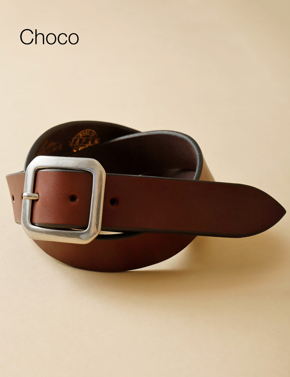 横濱デニム｜Bends Leather Belt 