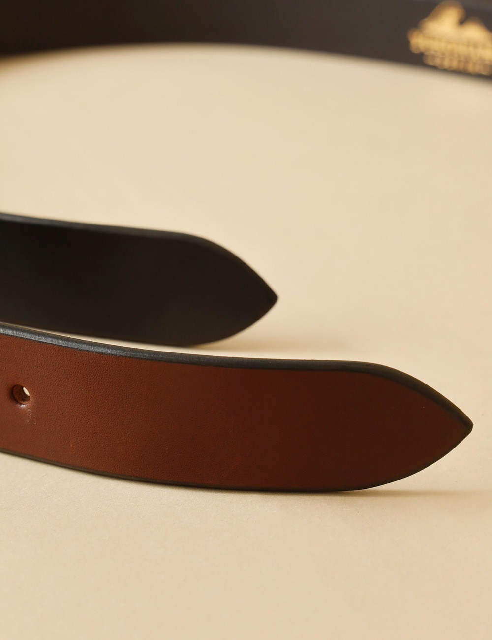 横濱デニム｜Bends Leather Belt 