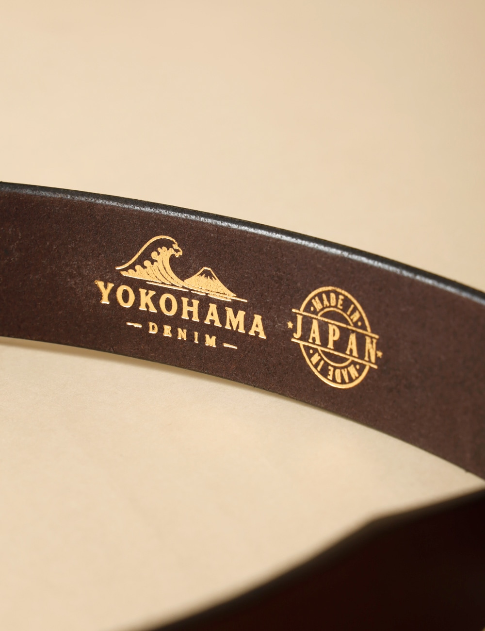 横濱デニム｜Bends Leather Belt 