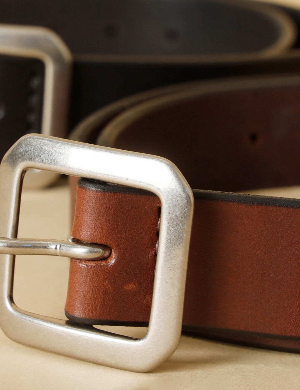 横濱デニム｜Bends Leather Belt 