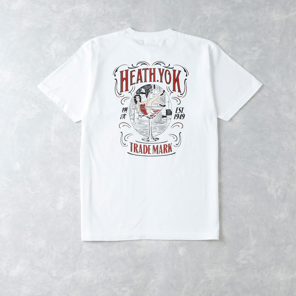 【HEATH】COCKTAIL HEAVY WEIGHT T-SHIRT