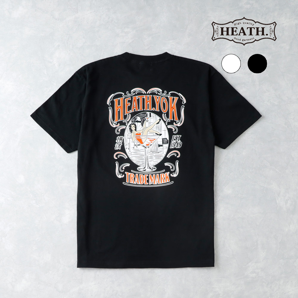 【HEATH】COCKTAIL HEAVY WEIGHT T-SHIRT