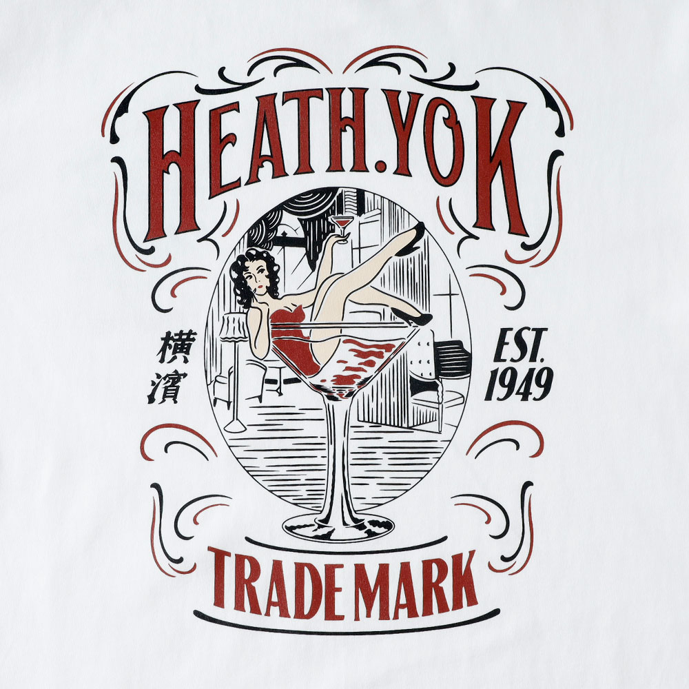 【HEATH】COCKTAIL HEAVY WEIGHT T-SHIRT