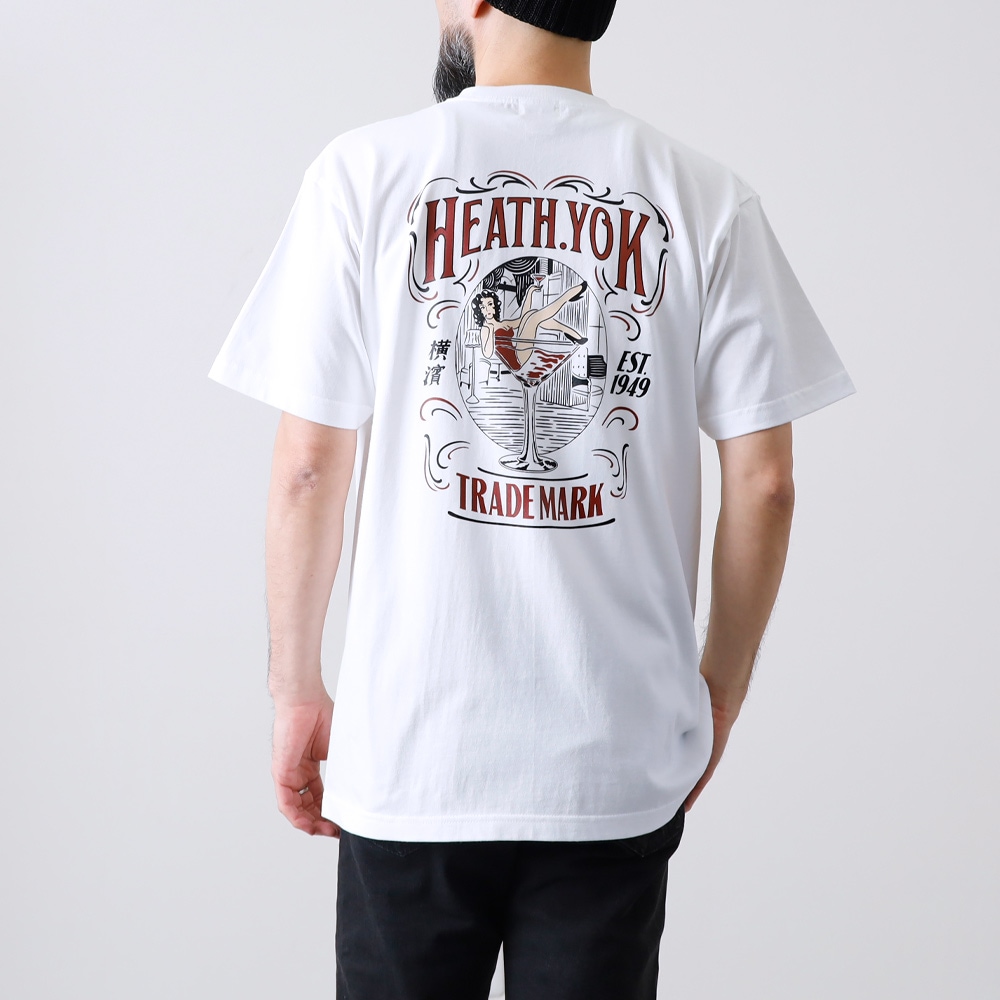 HEATH】COCKTAIL HEAVY WEIGHT T-SHIRT｜アメカジファッション