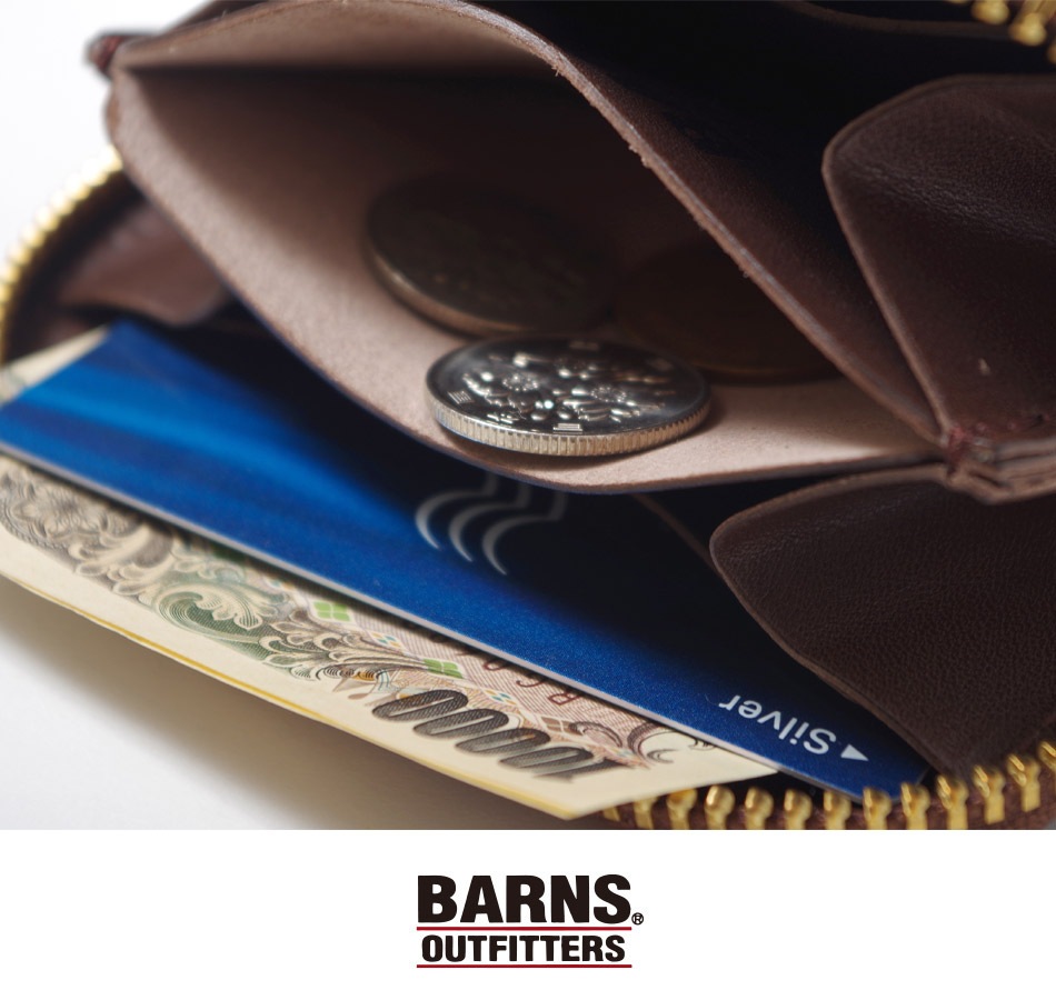 【BARNS】CORDOVAN COIN CASE