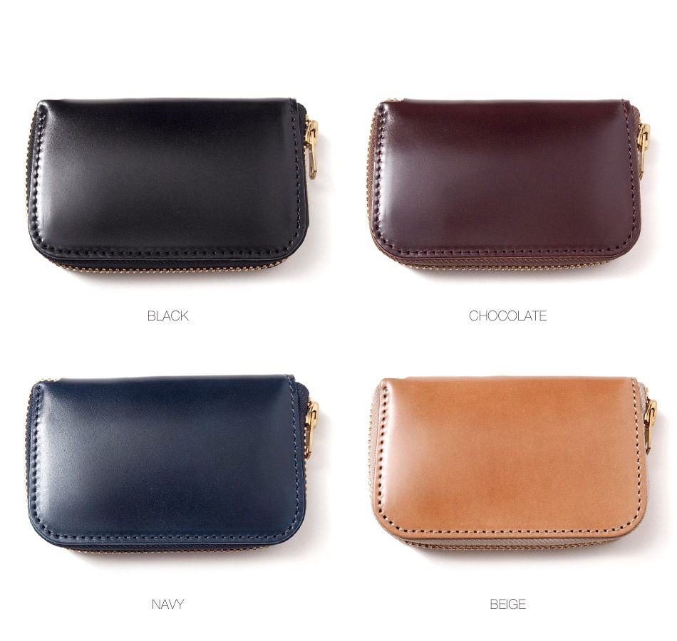【BARNS】CORDOVAN COIN CASE