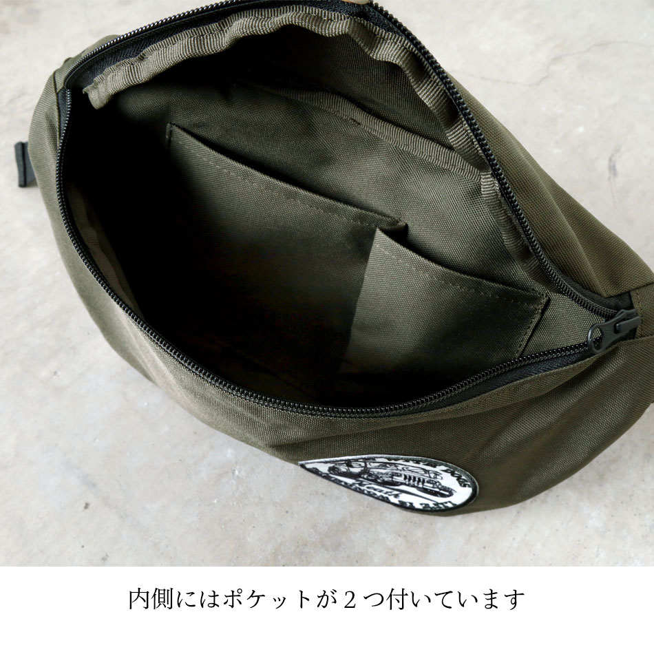 【HEATH x FMヨコハマ】DJじゅんごプロデュース 刺繍ワッペンボディバッグ