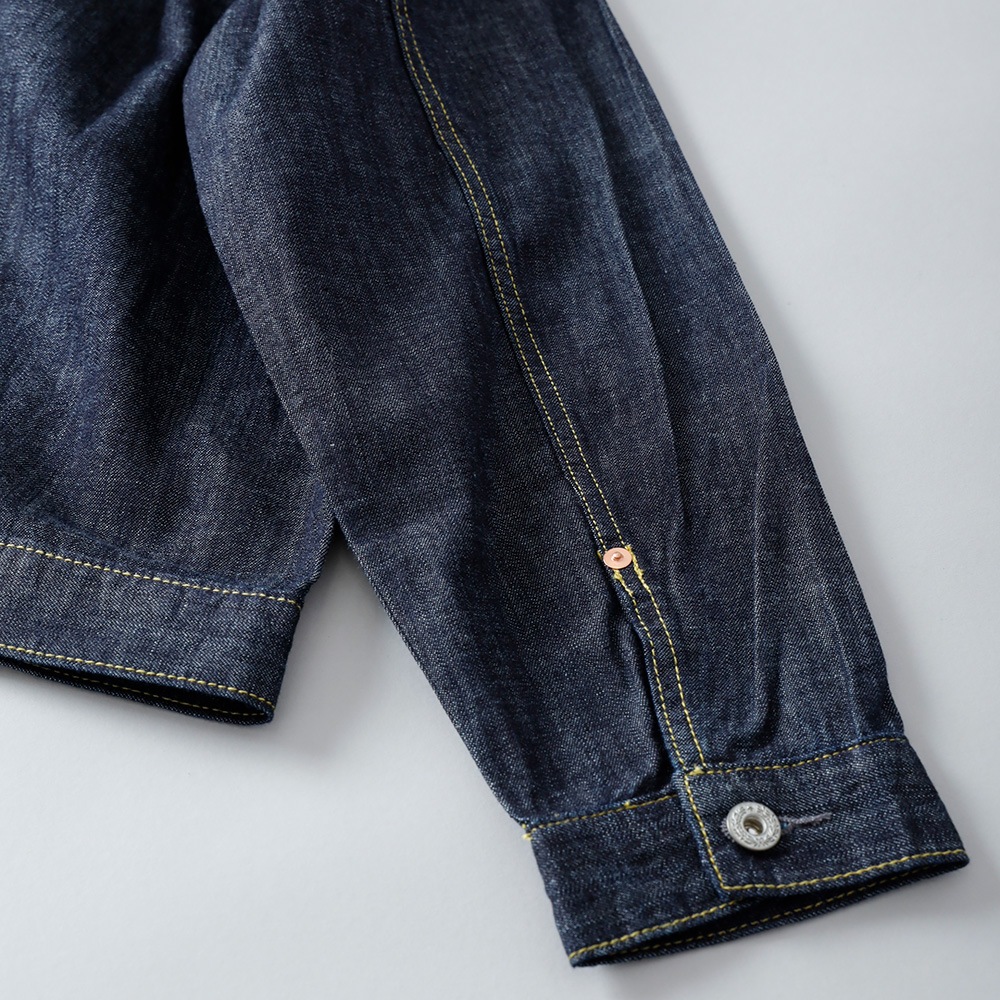 HOUSTON（ヒューストン）ライトデニム シャツジャケット