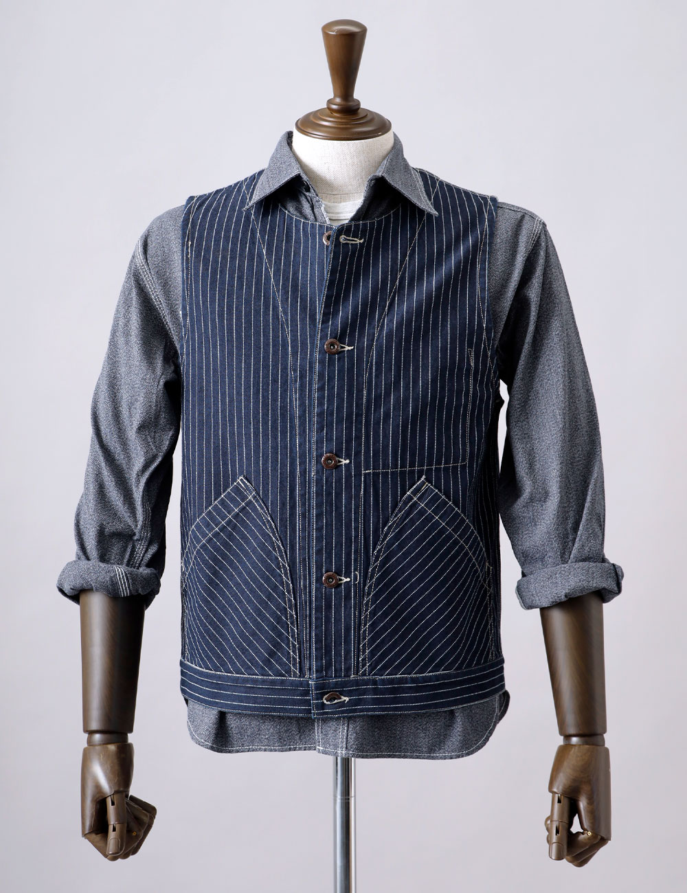 Schott （ショット）オールドヒッコリーデニムベスト