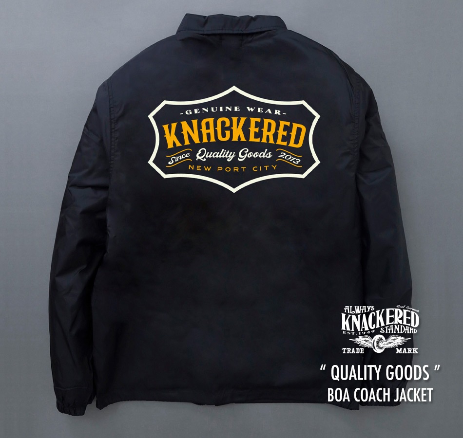 KNACKERED】QUALITY GOODS BOA COACH JACKET｜アメカジファッション 