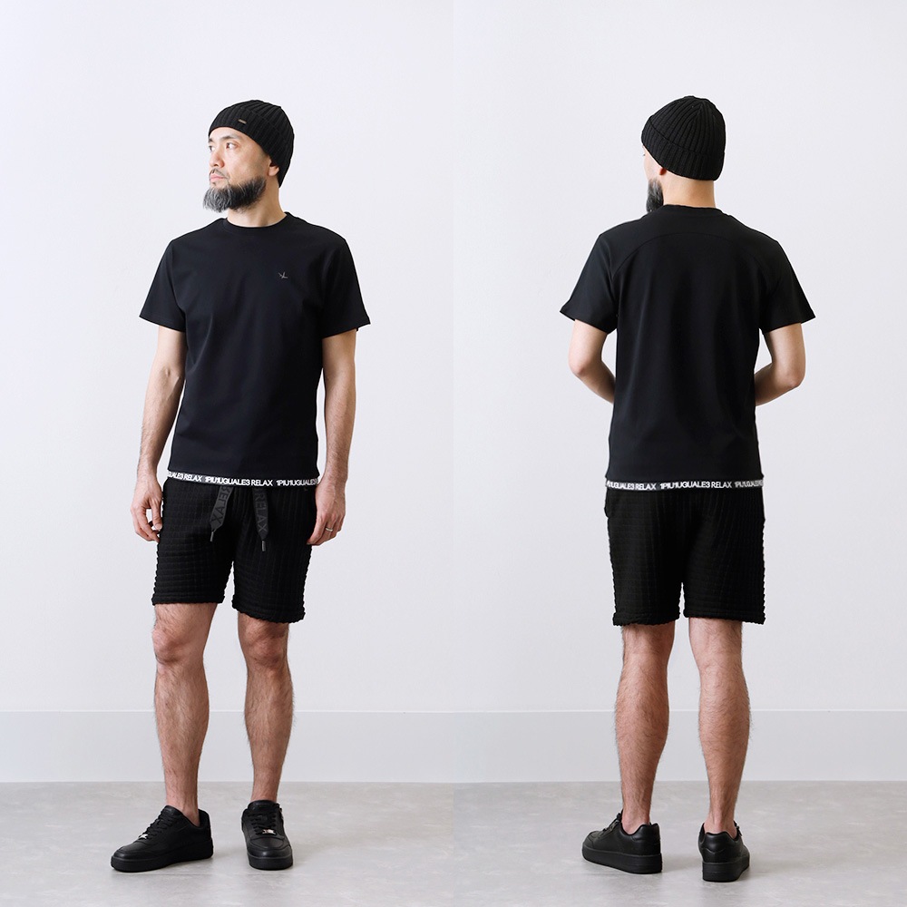 【1PIU1UGUALE3 RELAX】HEM LOGO T-SHIRTヘムロゴTシャツ