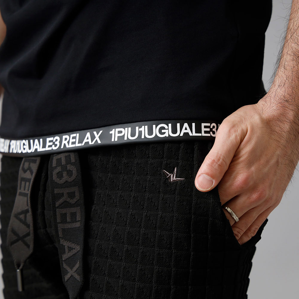 【1PIU1UGUALE3 RELAX】HEM LOGO T-SHIRTヘムロゴTシャツ