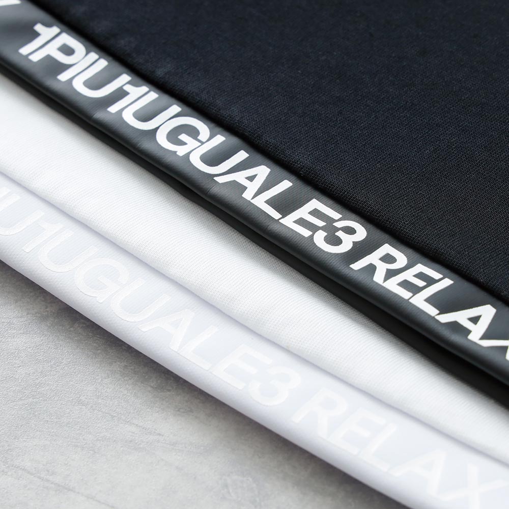 【1PIU1UGUALE3 RELAX】HEM LOGO T-SHIRTヘムロゴTシャツ