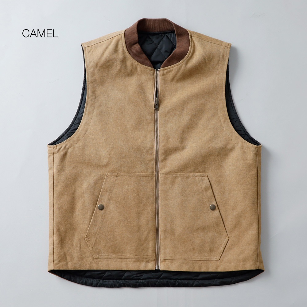 BARNS OUTFITTERS(バーンズアウトフィッターズ)リバーシブル ライトダックベスト