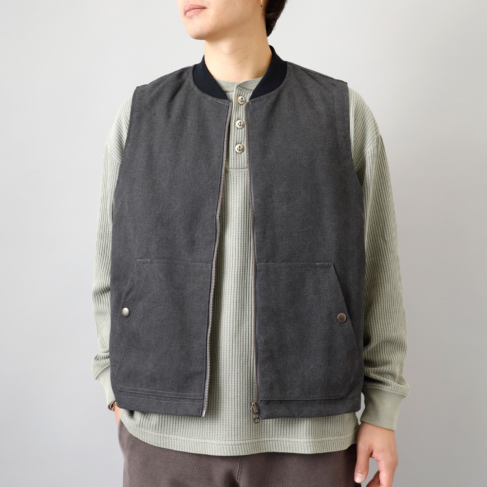 BARNS OUTFITTERS(バーンズアウトフィッターズ)リバーシブル ライトダックベスト