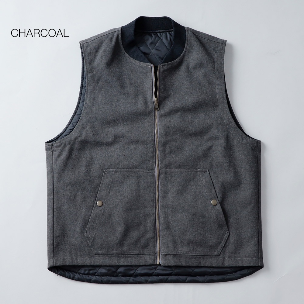 BARNS OUTFITTERS(バーンズアウトフィッターズ)リバーシブル ライトダックベスト