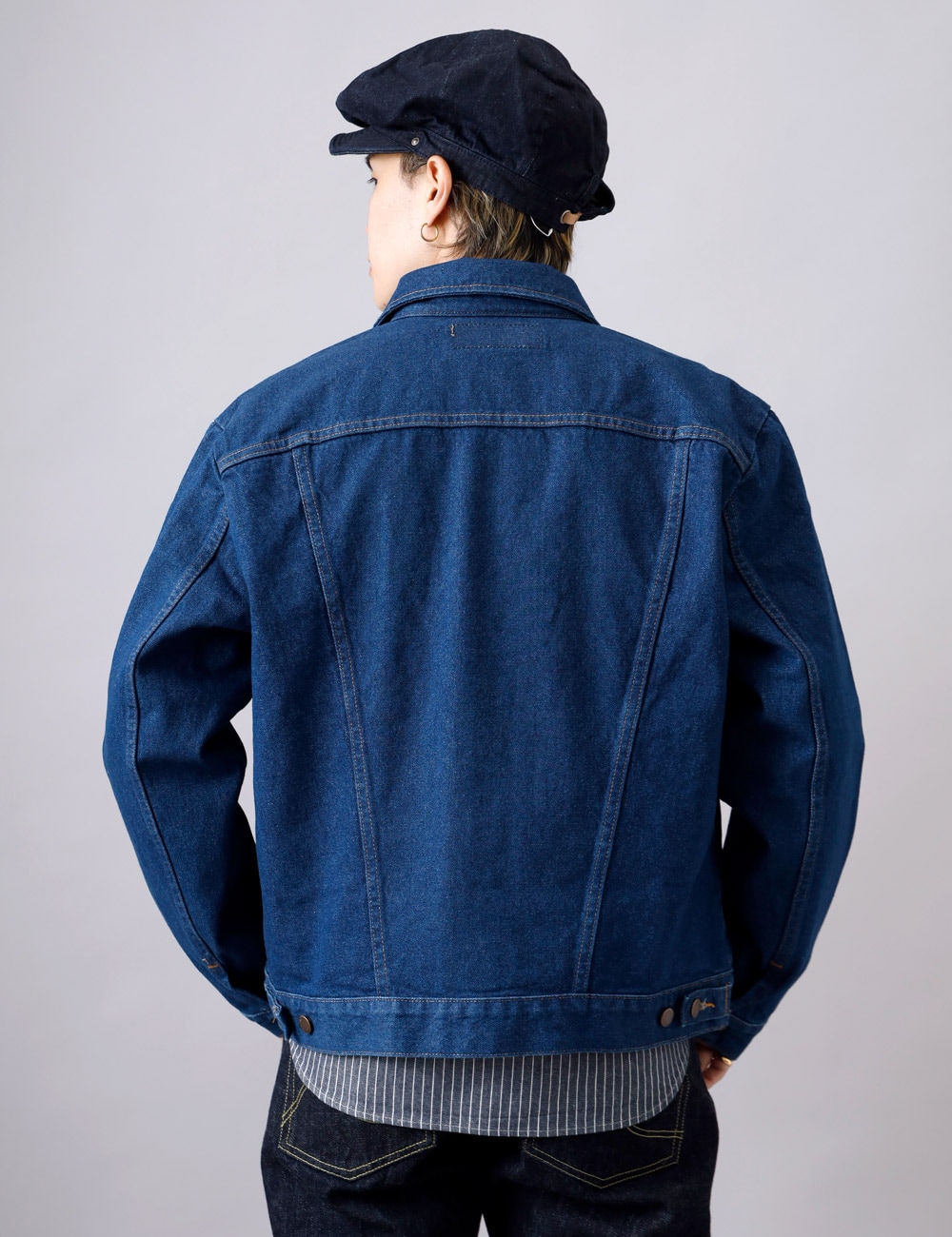 RAINMAKER × Wrangler カウボーイジャケット 3インディゴ RAINMAKER × Wrangler レインメーカー ラングラー コラボ ダメージ