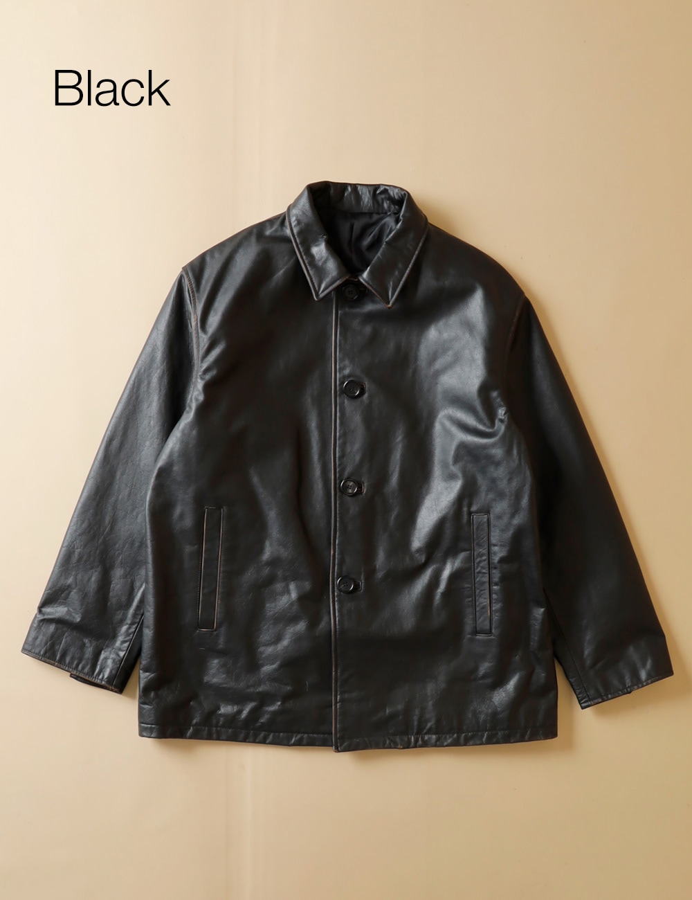 先行予約】SKOOKUM｜Leather Car Coat 