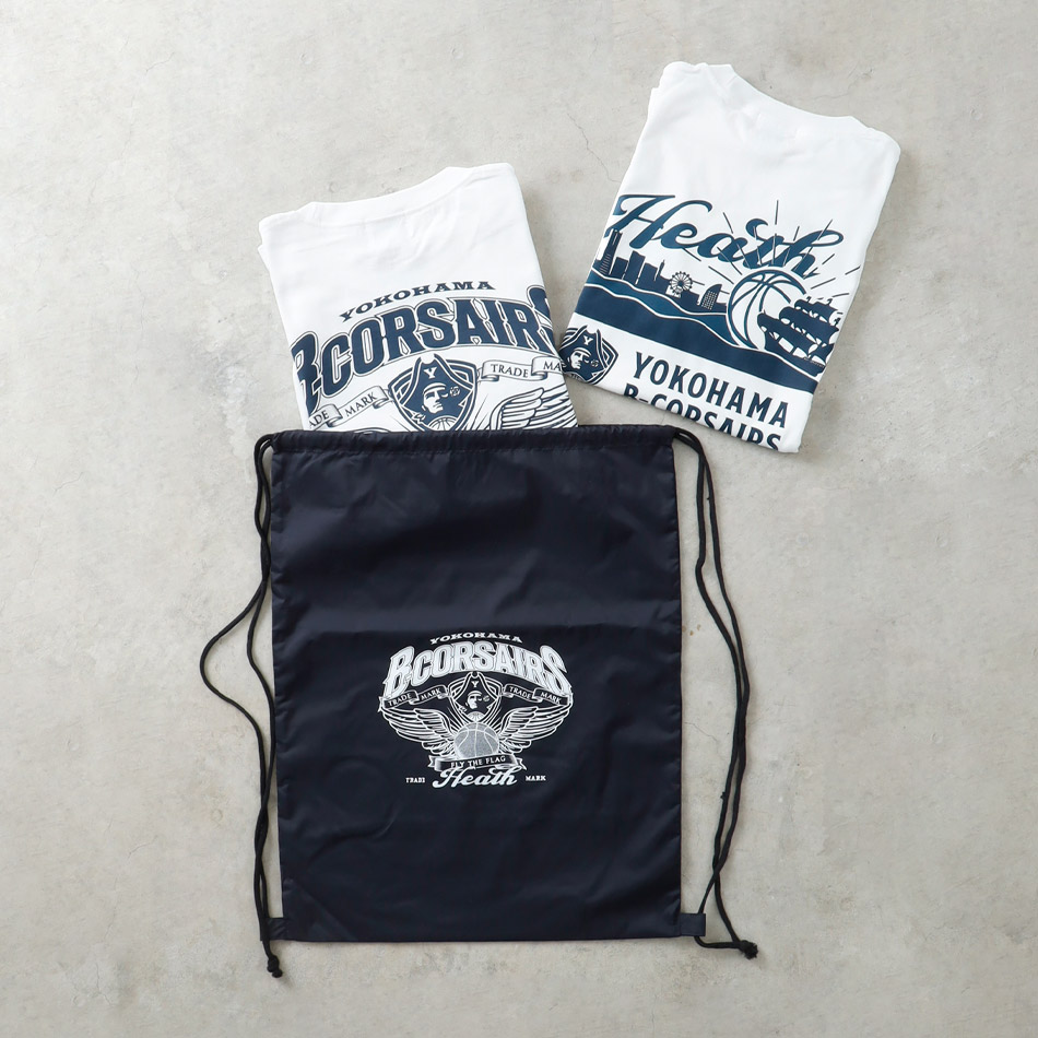 【HEATH x 横浜ビー・コルセアーズ】FLYING BALL KNAP SAC