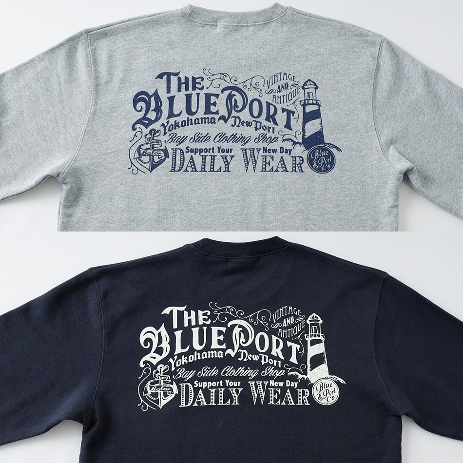 【BLUE PORT】LIGHTHOUSE SWAET オリジナル スウェット