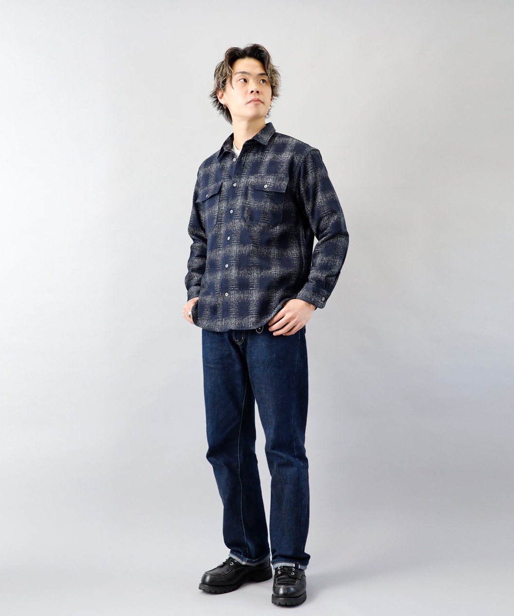 MOMOTARO JEANS(モモタロウ ジーンズ)オリジナルチェックジャガードシャツ