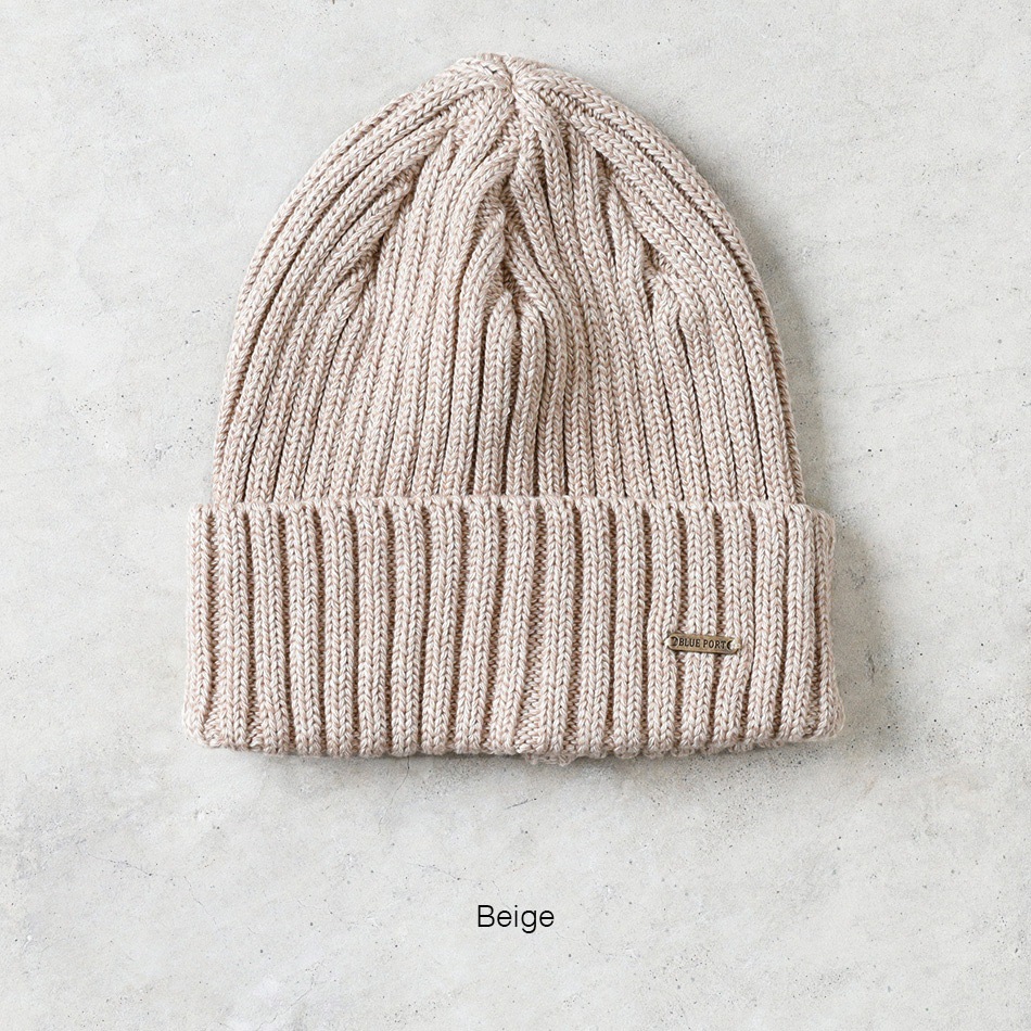 <10%OFF！ファミリーSALE！>◆【BLUE PORT】ACRYL COTTON WATCH CAP