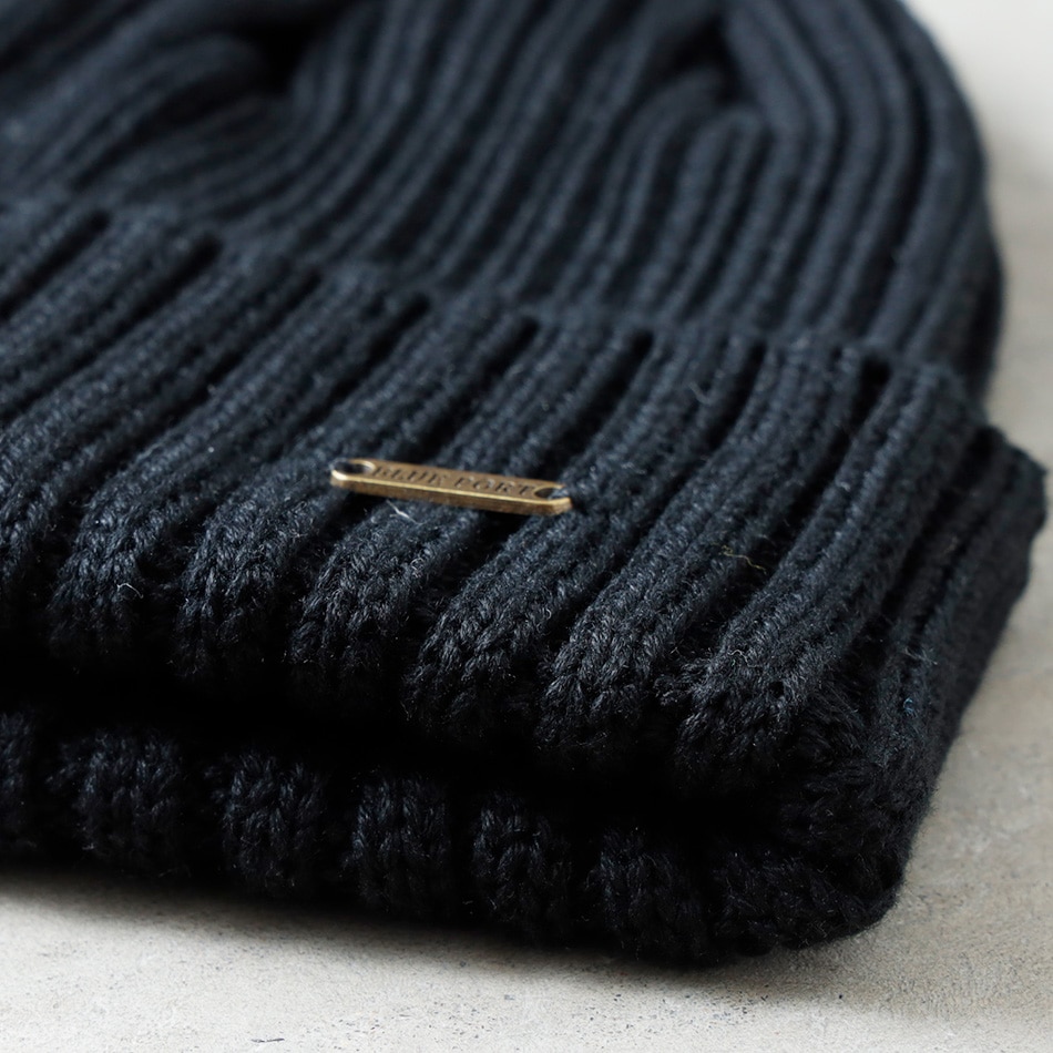 <10%OFF！ファミリーSALE！>◆【BLUE PORT】ACRYL COTTON WATCH CAP