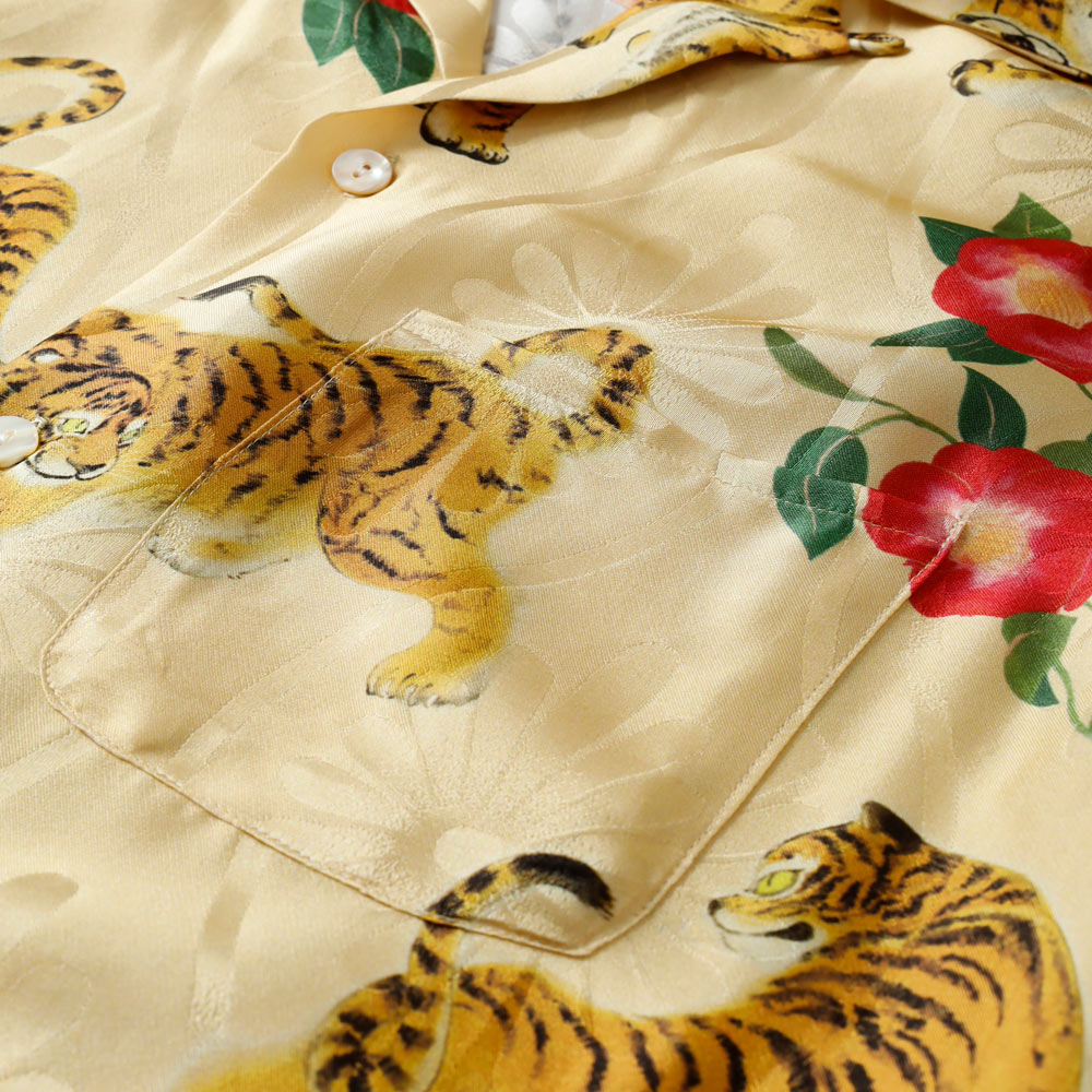 NIPOALOHA｜SILK ALOHA “TIGER CAMELLIA”