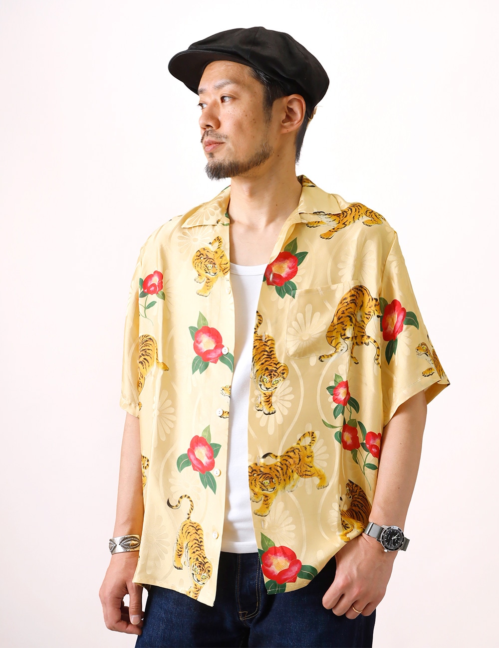 NIPOALOHA|SILK ALOHA “TIGER CAMELLIA” | 大人のアメカジ|HEATH公式 NIPOALOHA|SILK ALOHA “TIGER CAMELLIA” | 大人のアメカジ|HEATH公式
