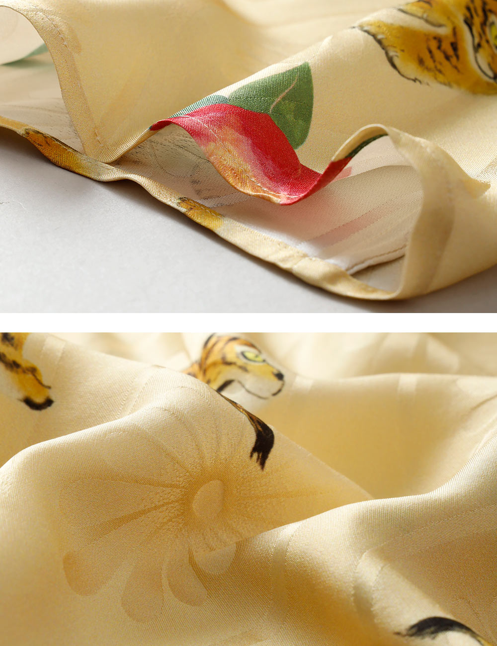 NIPOALOHA｜SILK ALOHA “TIGER CAMELLIA”