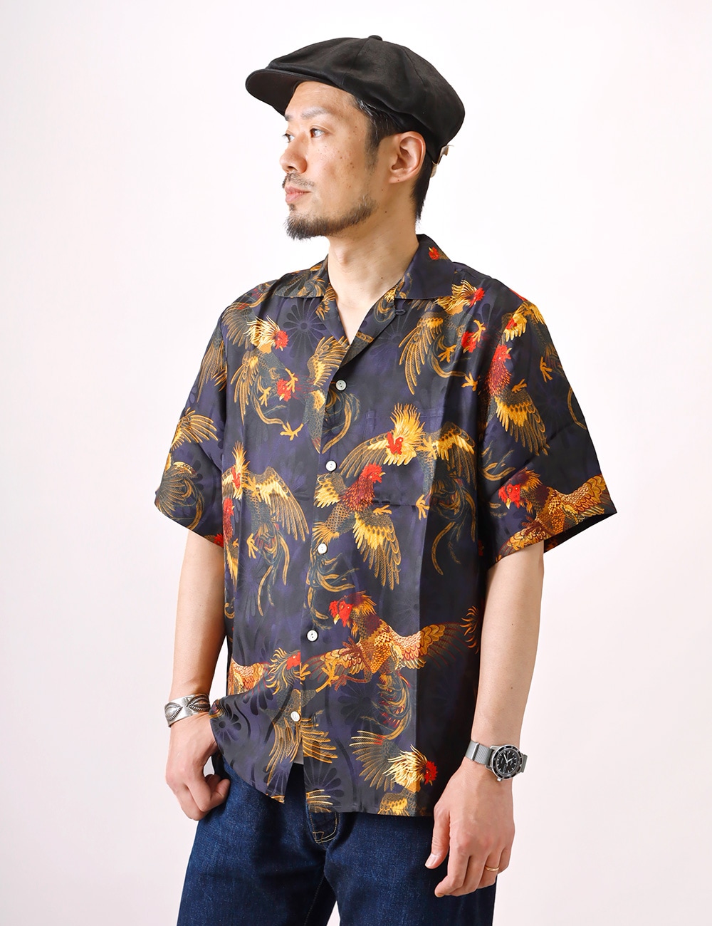 NIPOALOHA｜SILK ALOHA “COCK FIGHTING” | 大人のアメカジ｜HEATH公式