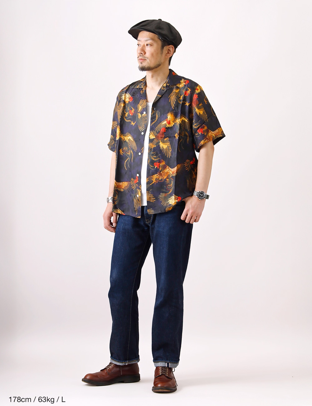 NIPOALOHA｜SILK ALOHA “COCK FIGHTING” | 大人のアメカジ｜HEATH公式