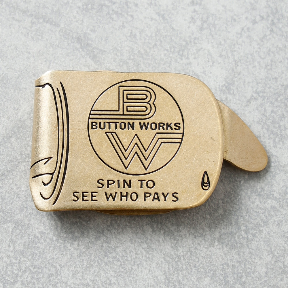 Button Works（ボタンワークス）YOU PAY マネークリップ｜アメカジ