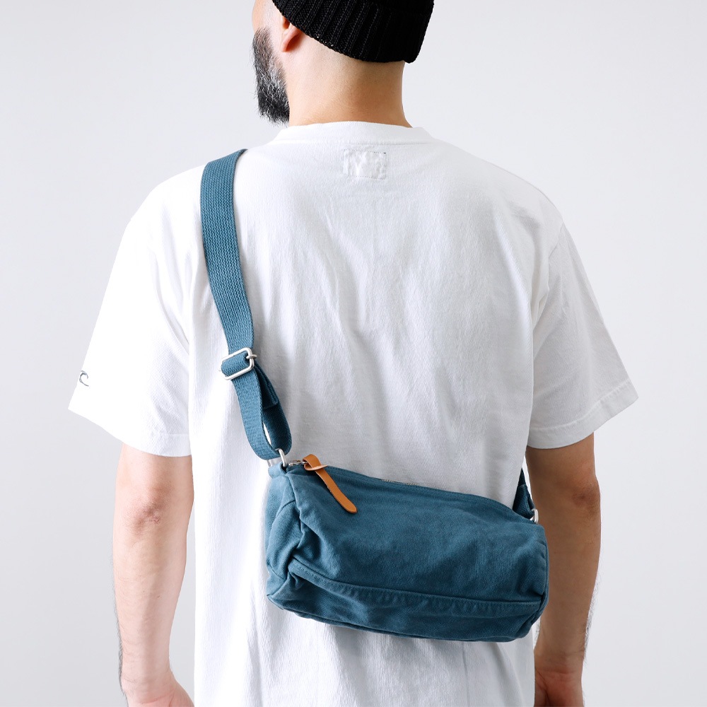 【Butler Verner Sails】CANVAS ROLL SHOULDER BAG 反応染めロールショルダーバッグ