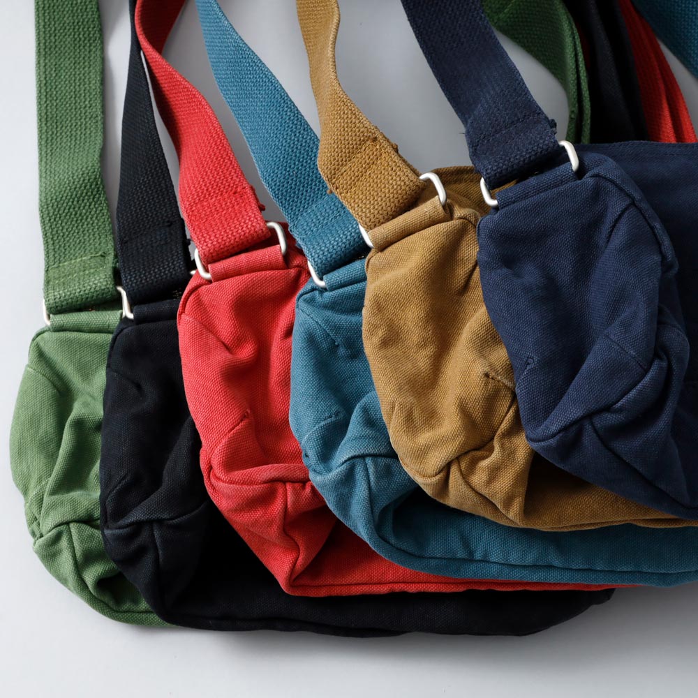 【Butler Verner Sails】CANVAS ROLL SHOULDER BAG 反応染めロールショルダーバッグ